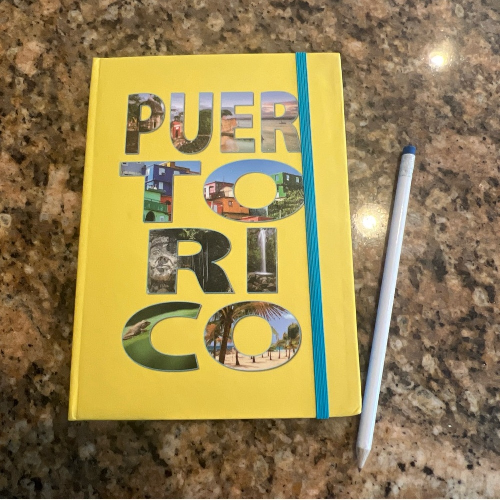 Puerto Rico Yellow Notebook/Journal